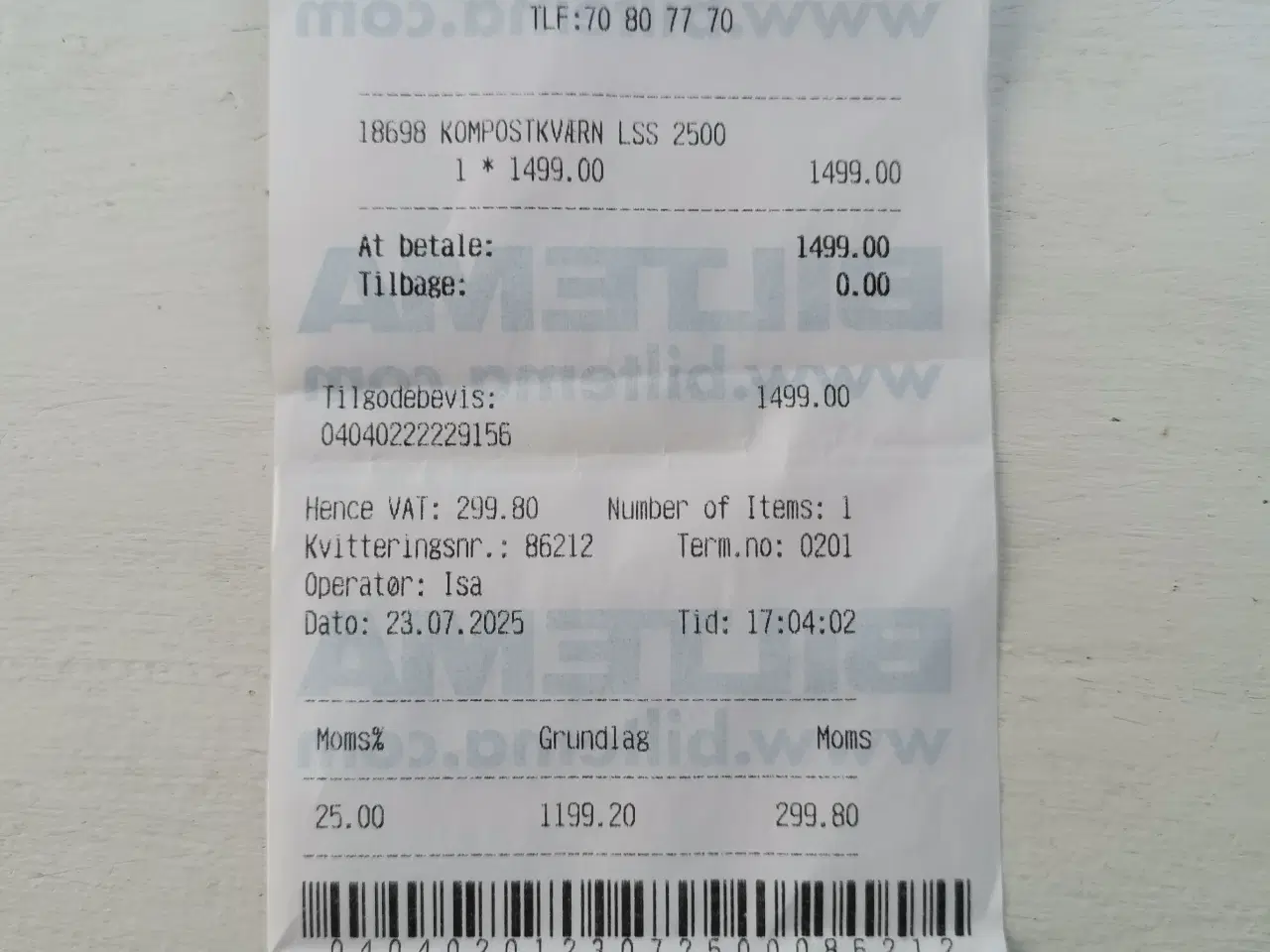 Billede 6 - Kompostkværn, Biltema LSS 2500