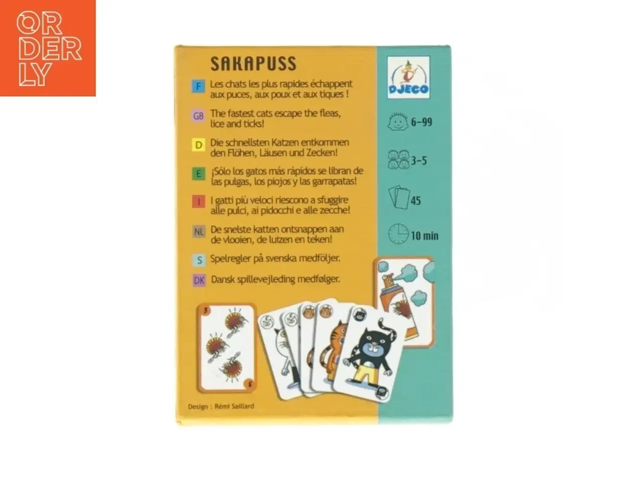 Billede 2 - SAKAPUSS Kortspil fra Djeco (str. 12 x 9 x 3 cm)