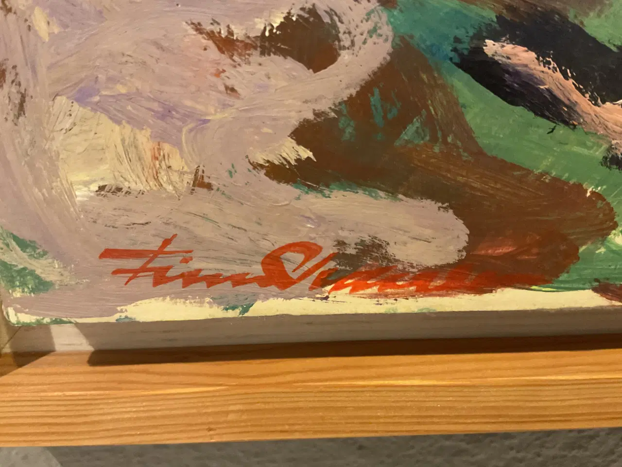 Billede 2 - Finn Pedersen maleri