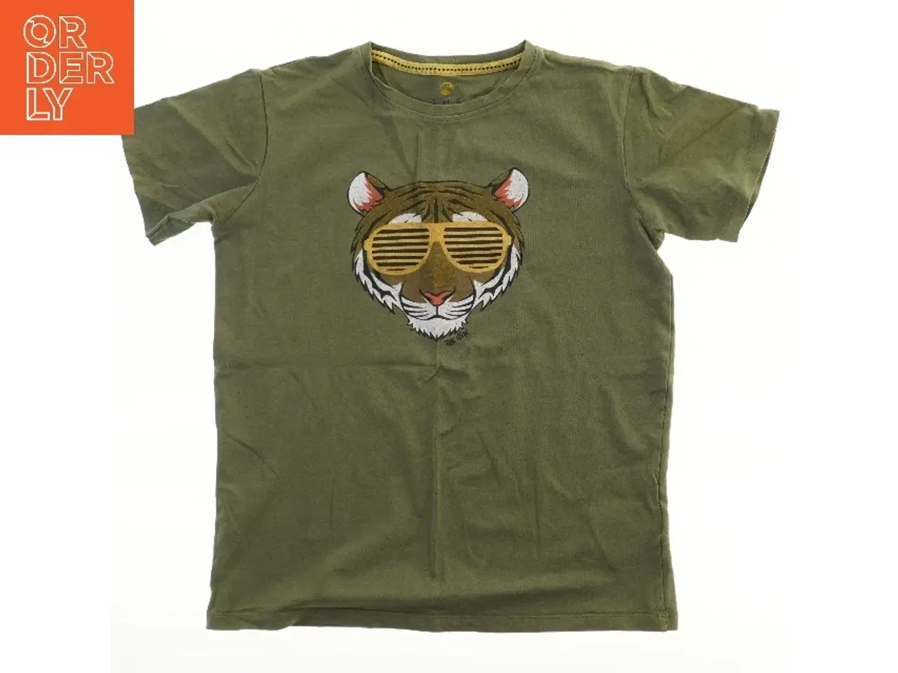 Billede 1 - T-shirt med tigertryk fra The New (str. 164)
