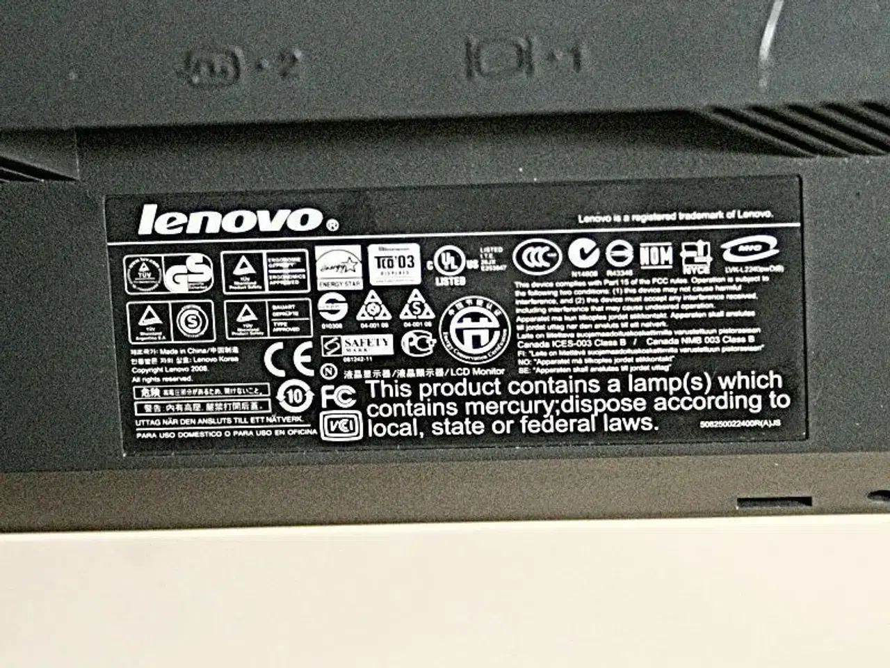 Billede 7 - Lenovo, ThinkVision LT2252p 