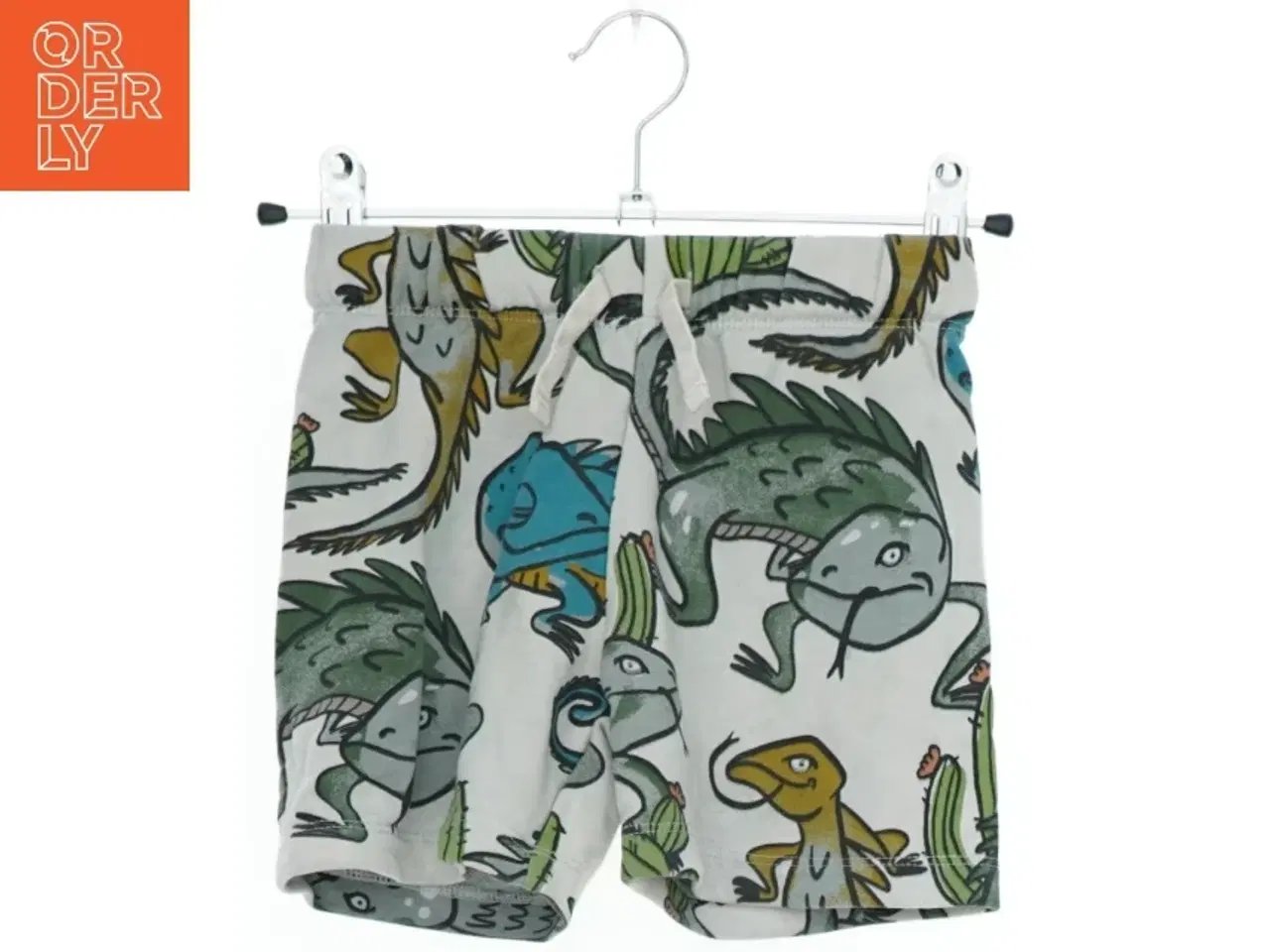 Billede 1 - Børne shorts med øgletryk fra H&M (str. 98)