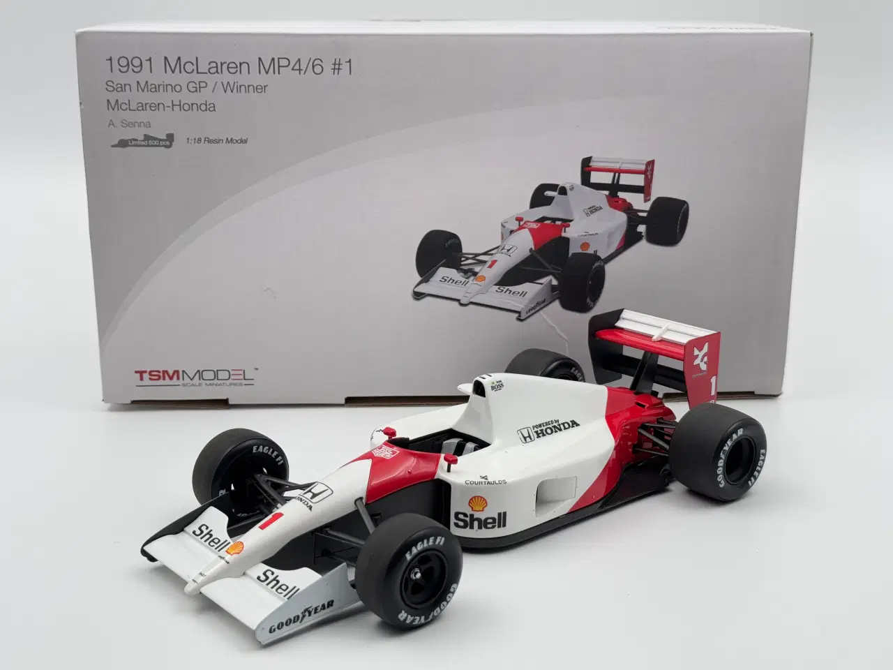 Billede 1 - 1991 Honda McLaren MP4/6 #1 - TSM - 1:18