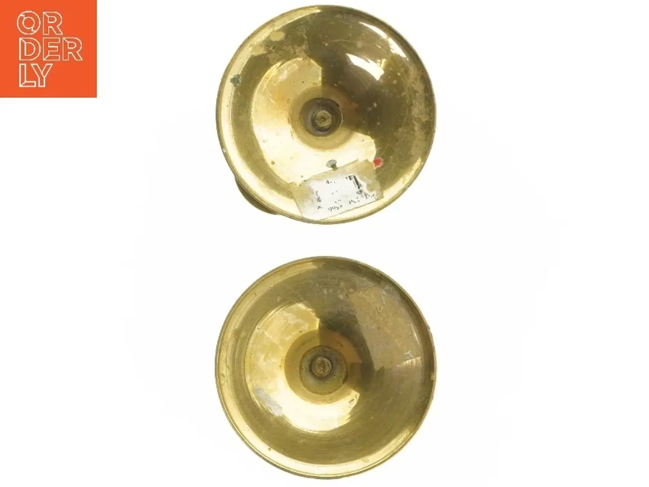 Billede 4 - Messing lysestager (str. 25,5 cm)