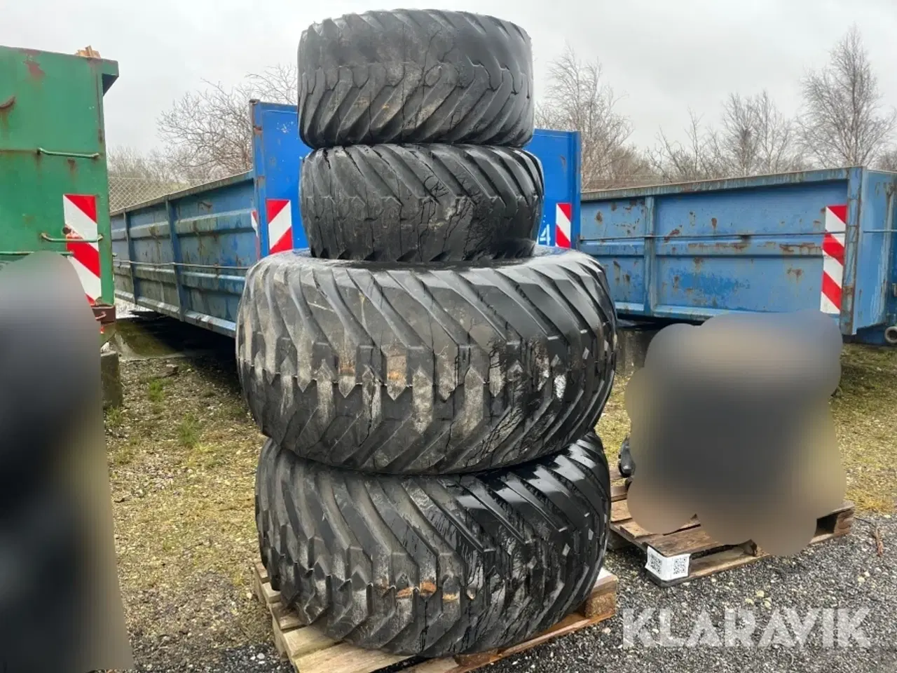 Billede 1 - Græsdæk med fælge 4 styk - fra New Holland TNF