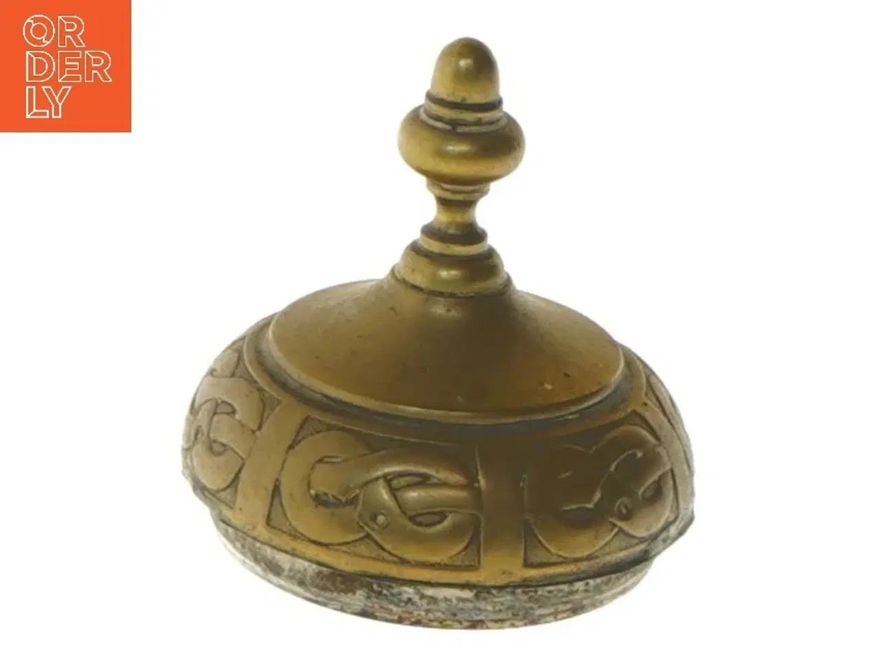 Billede 1 - Dekorativ messingtop (str. Ø 6,5 cm)