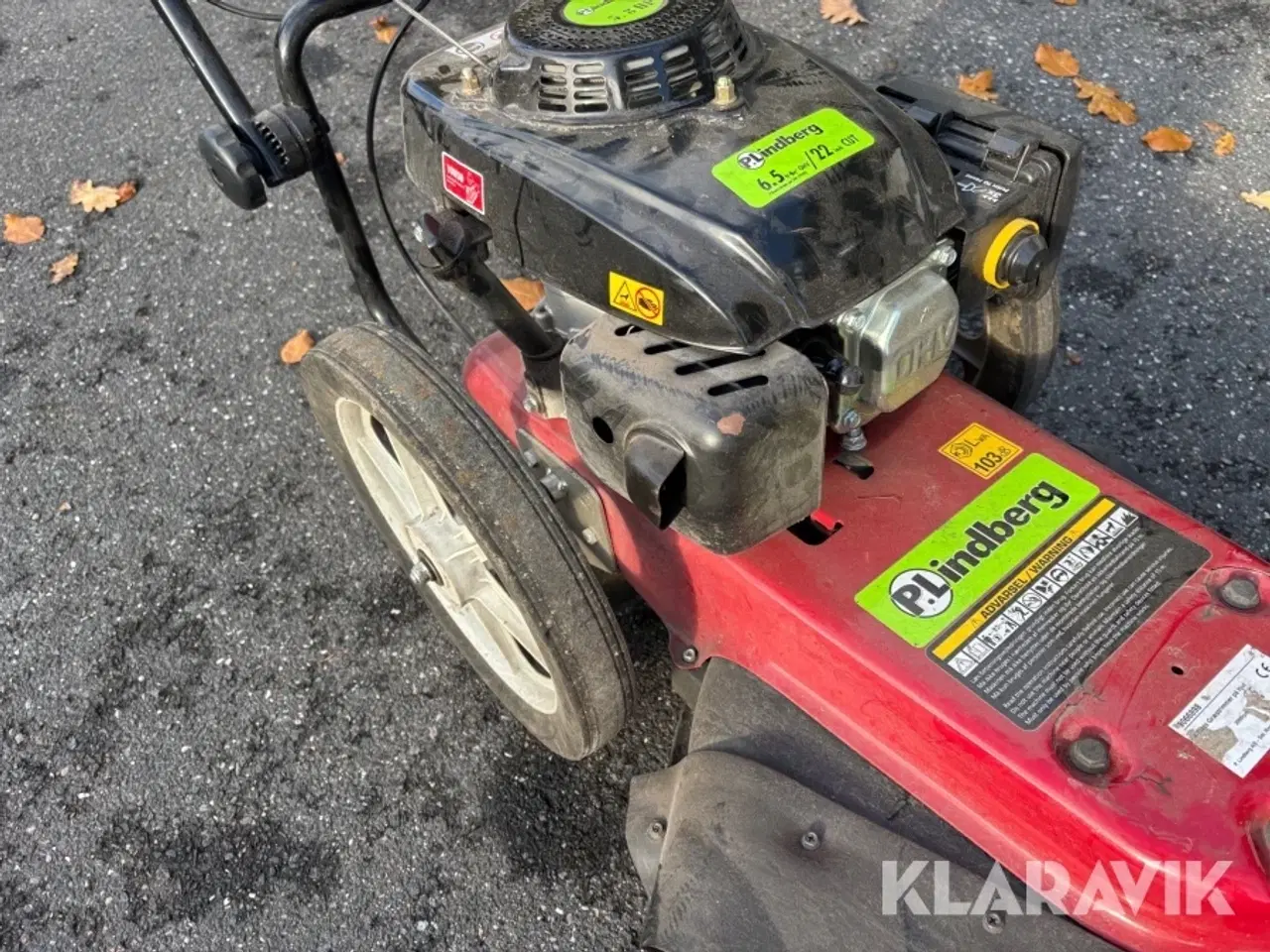 Billede 11 - Græstrimmer/Fliserenser P.Lindberg 5.8 HK