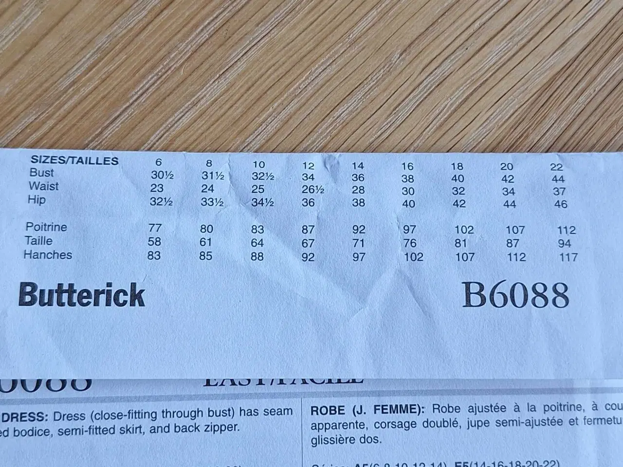 Billede 3 - Butterick snitmønster 