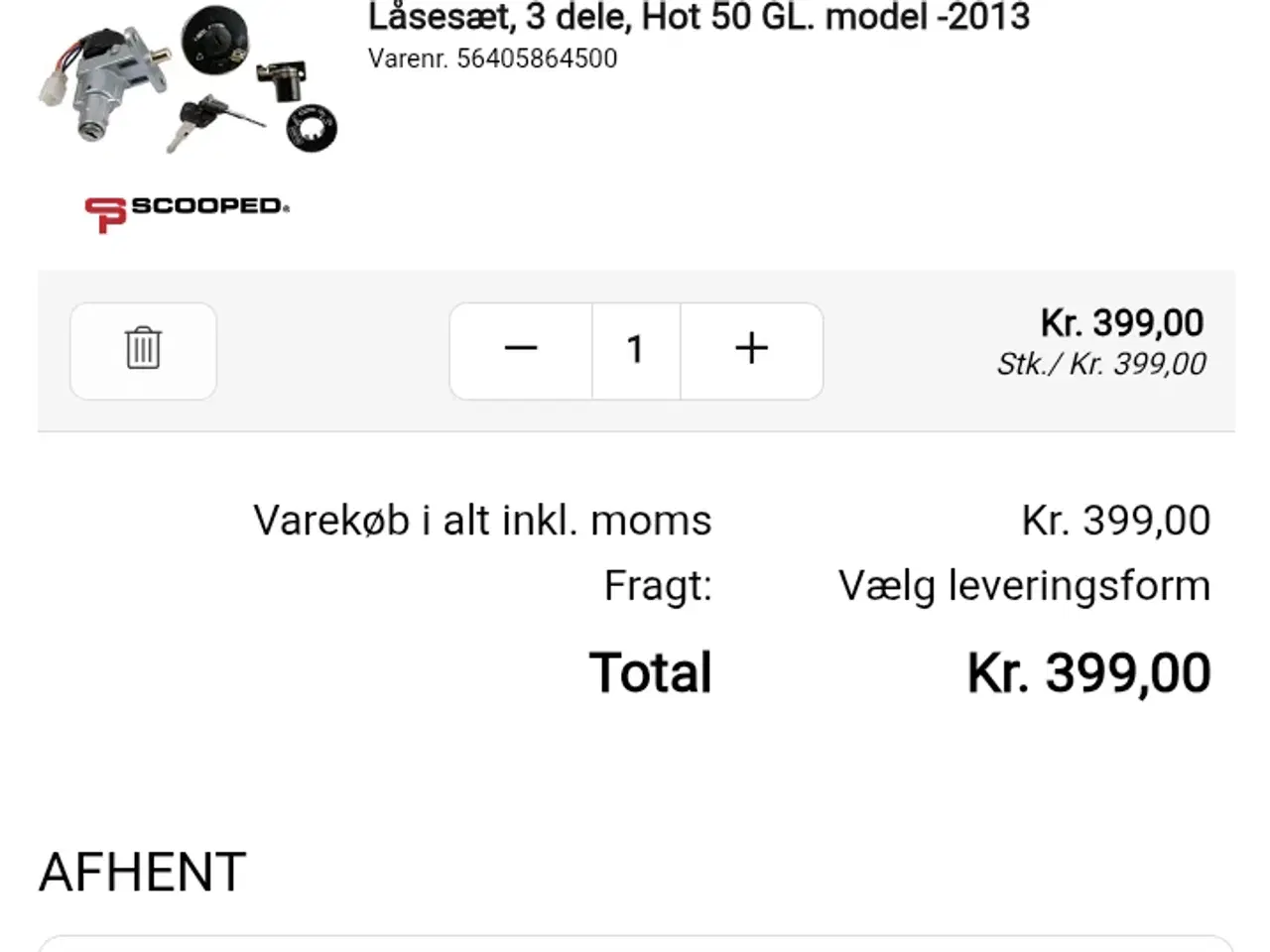 Billede 2 - Komplet låsesæt til pgo