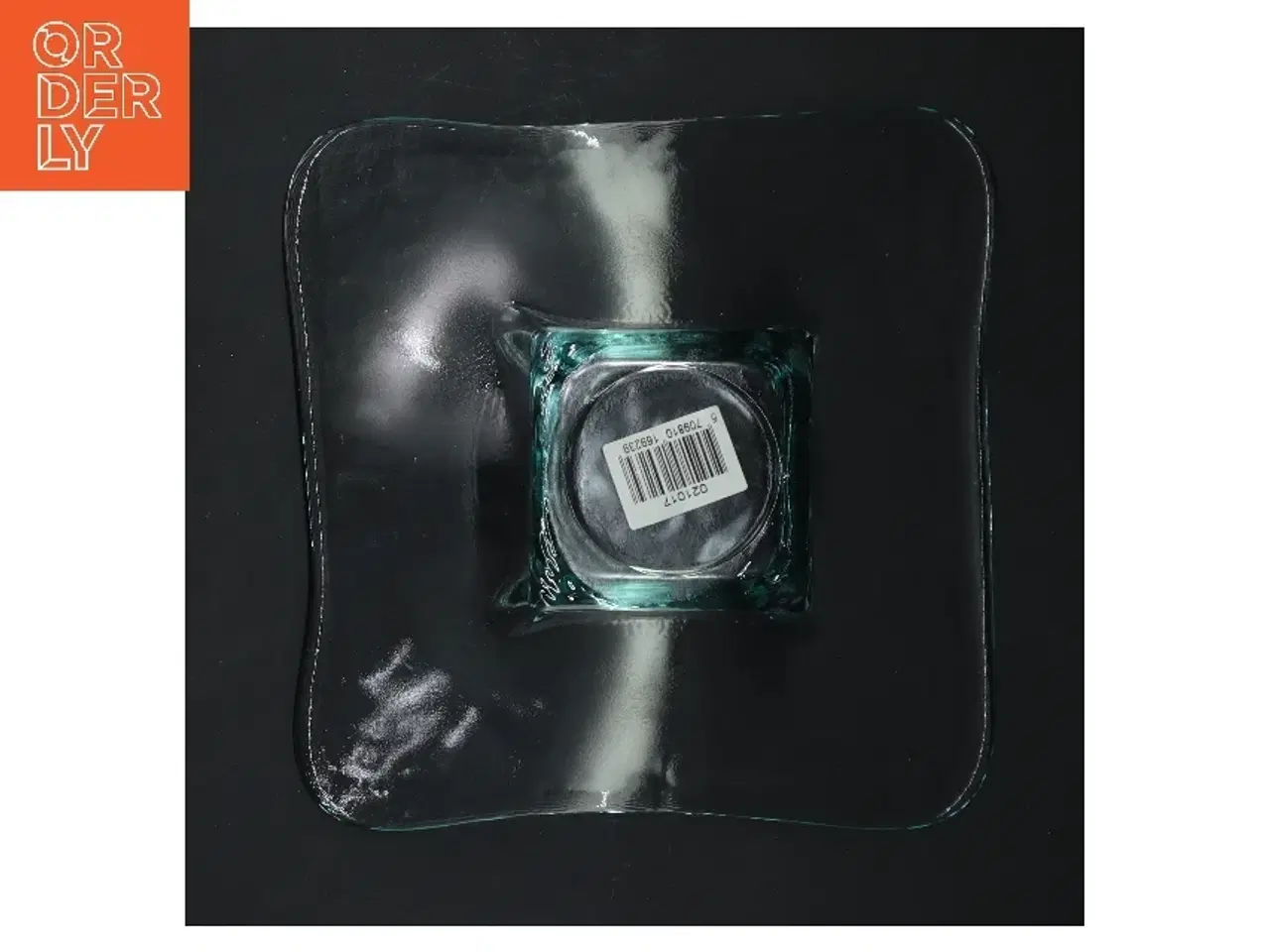 Billede 2 - Glas skål, kvadratisk (str. Ø 19 cm)