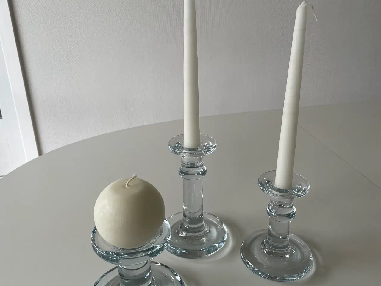 Billede 3 - Flotte lysestager fra HOLMEGÅRD GLASVÆRK