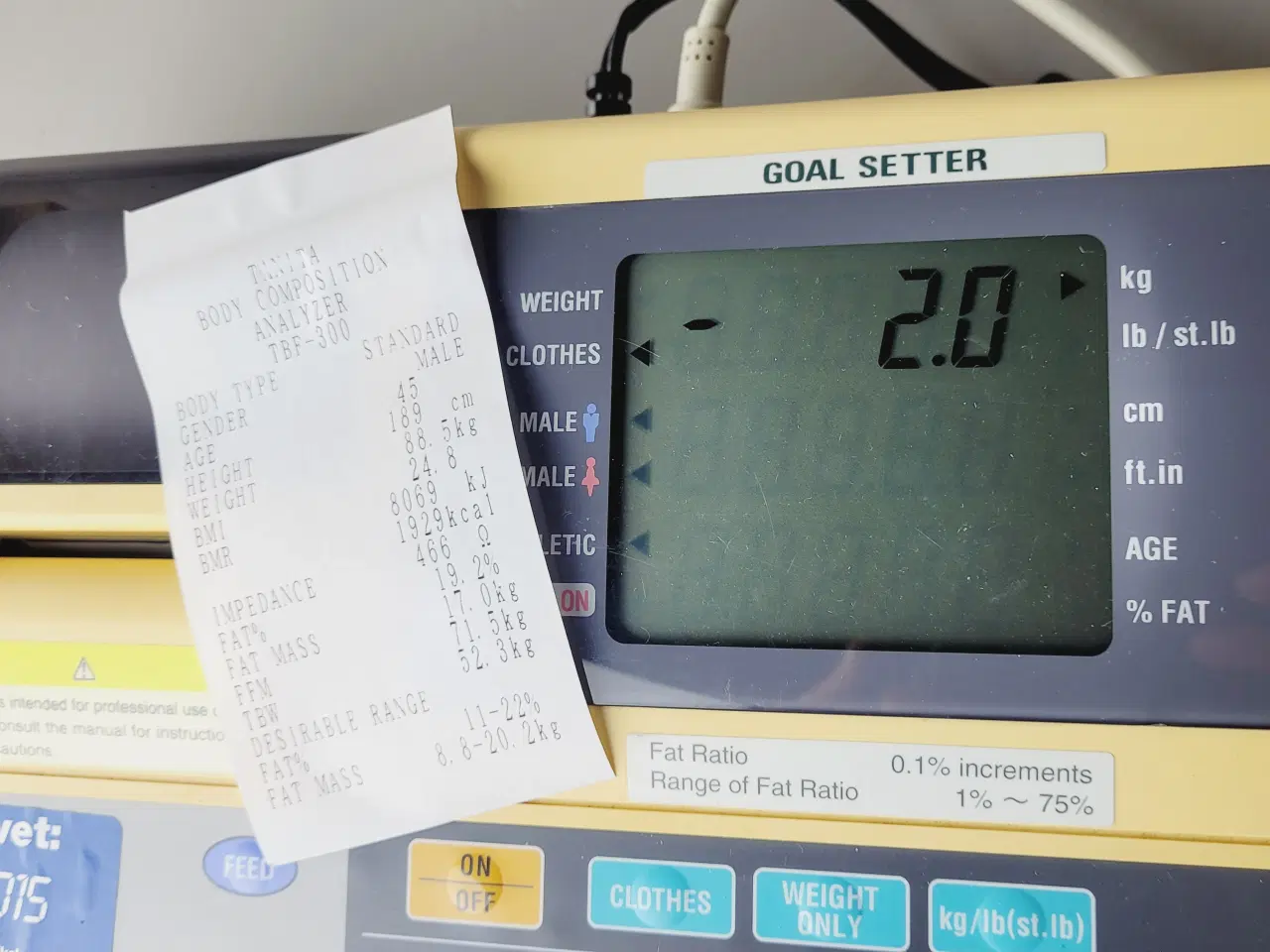 Billede 5 - ⭐️· 🤩 Tanita TBF-300 Professionel Kropsanalysevæg