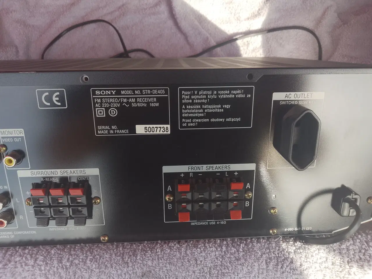 Billede 10 - 2 stk sony højttalere som spiller godt