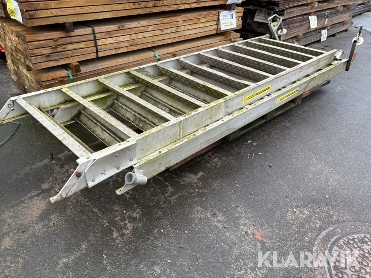 Billede 2 - Stillads trapper Special Fabrikken Vinderup Rustfri 3 styk
