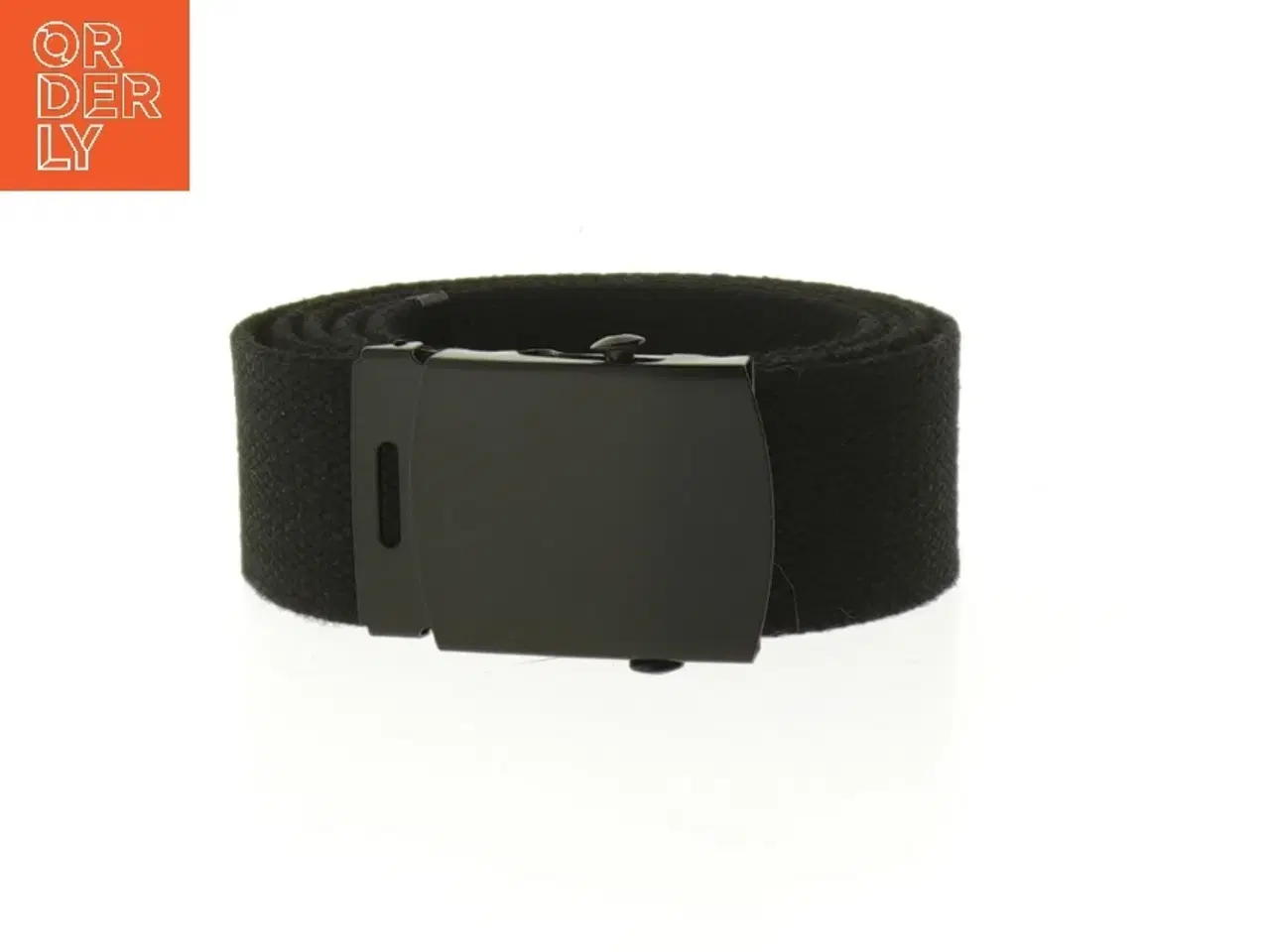 Billede 1 - Sort bælte med spænde (str. 126 cm)