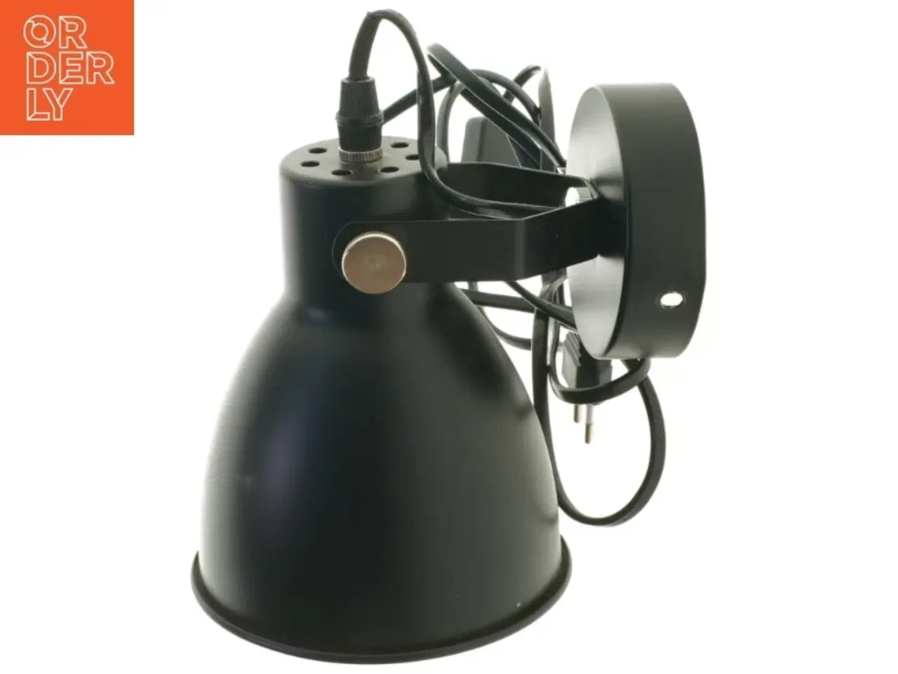 Billede 1 - Sort spotlampe (str. 22 cm)