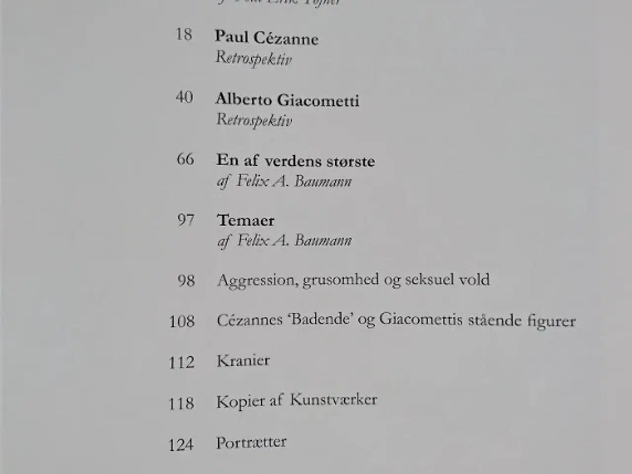 Billede 3 - Cézanne & Giacometti – Tvivlens veje