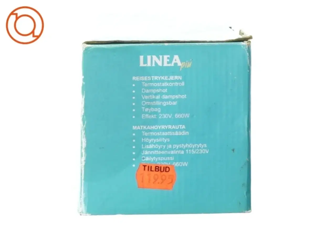 Billede 2 - rejse Strygejern fra Linea (str. 21 x 11 cm)