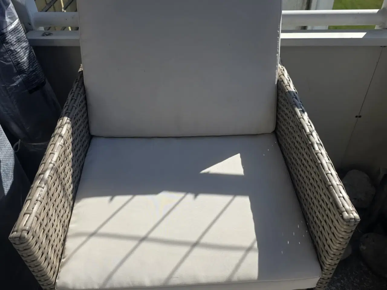 Billede 2 - Polyrattan havestole med skammel