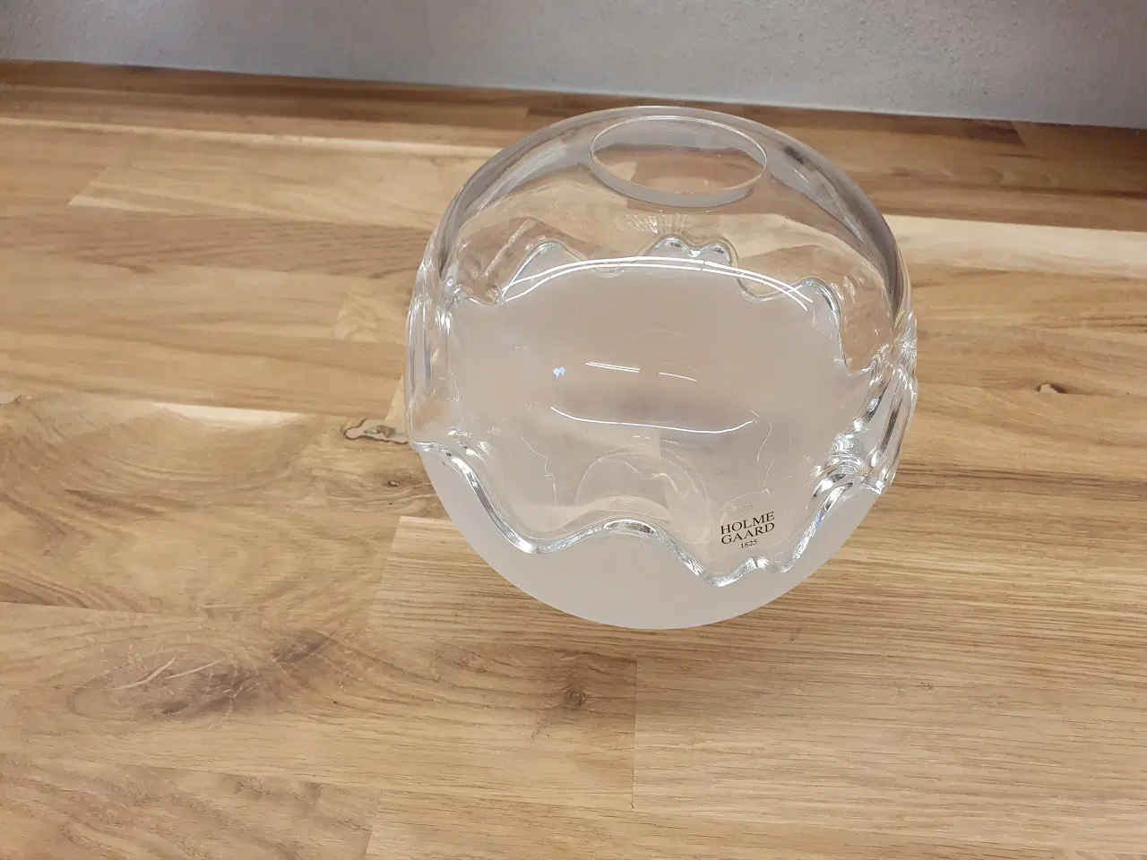 Billede 1 - Holmegard glasskål med låg Ø 15 cm