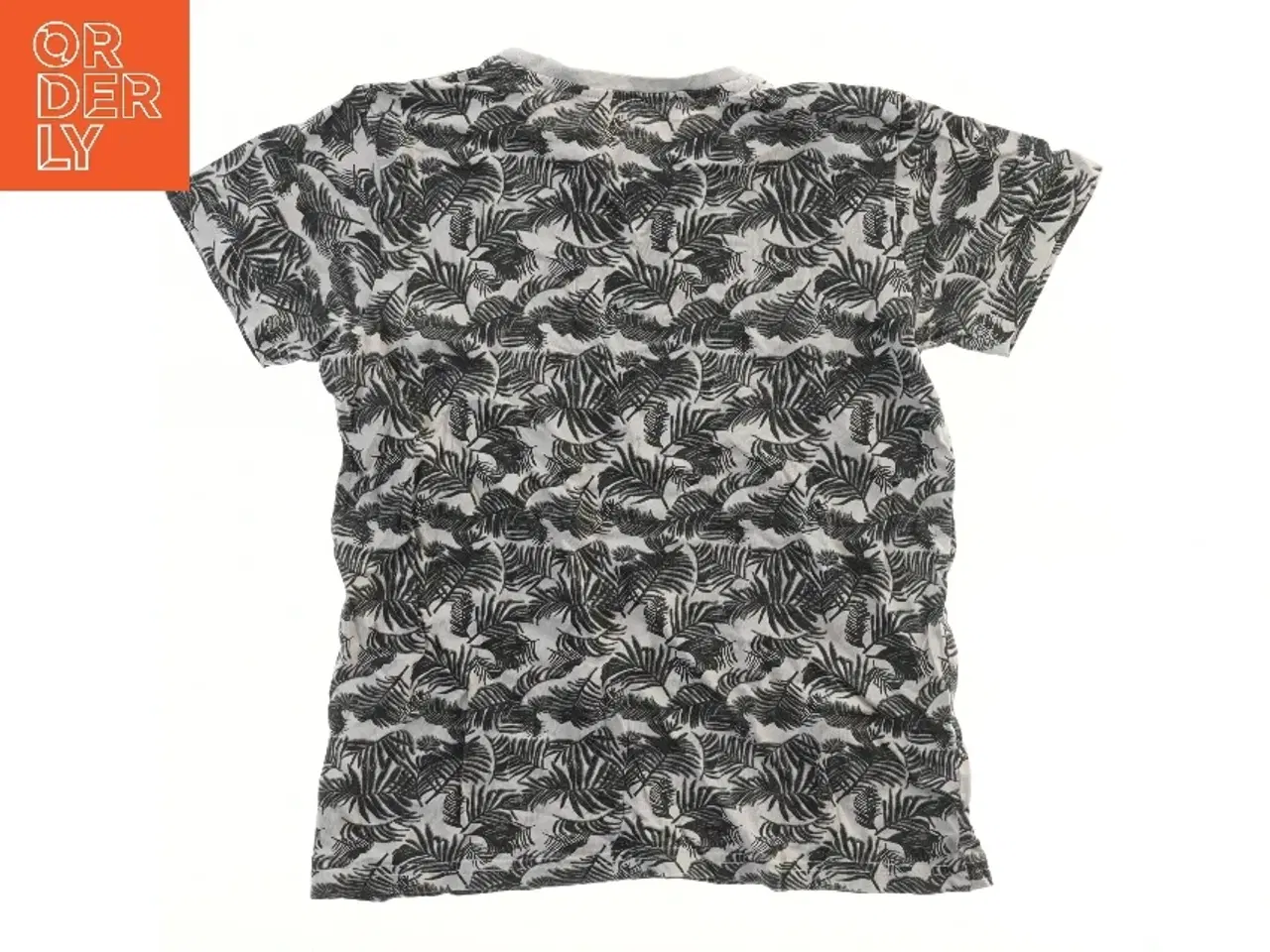 Billede 2 - T-shirt med bladprint fra Primark (str. 140)