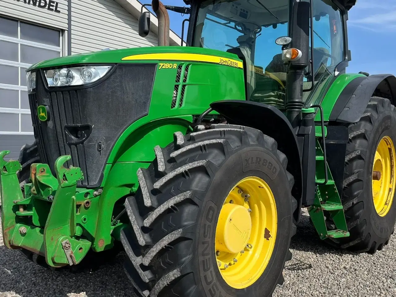 Billede 2 - John Deere 7280R Næsten nye dæk, Autopower og frontlift samt luft anlæg