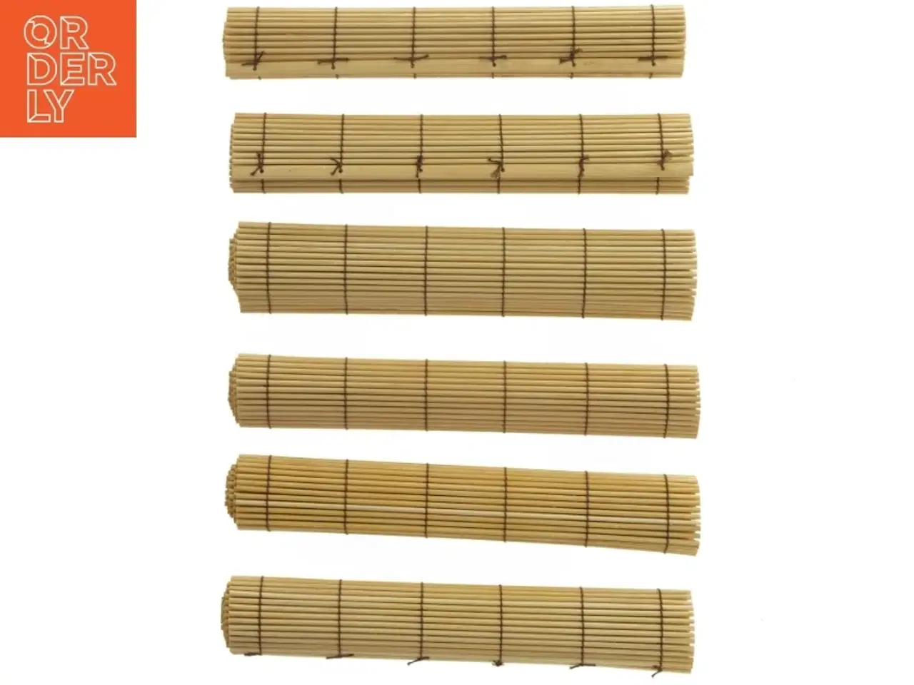 Billede 5 - Dækkeservietter i bambus (6 stk) (str. 40 x 30 cm)