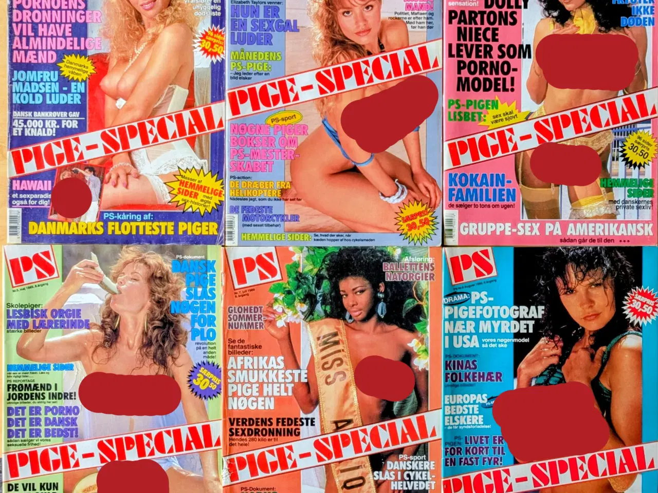 Billede 1 - Mangeblade, PS (Pige-Special), fra 1989!