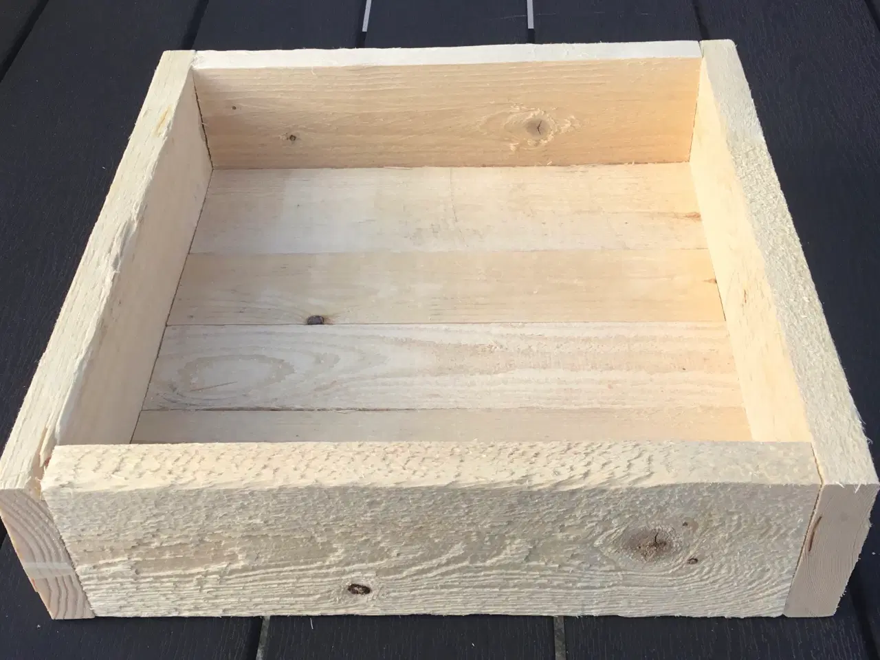 Billede 3 - Træ kasse / bakke 29,8 x 29,8