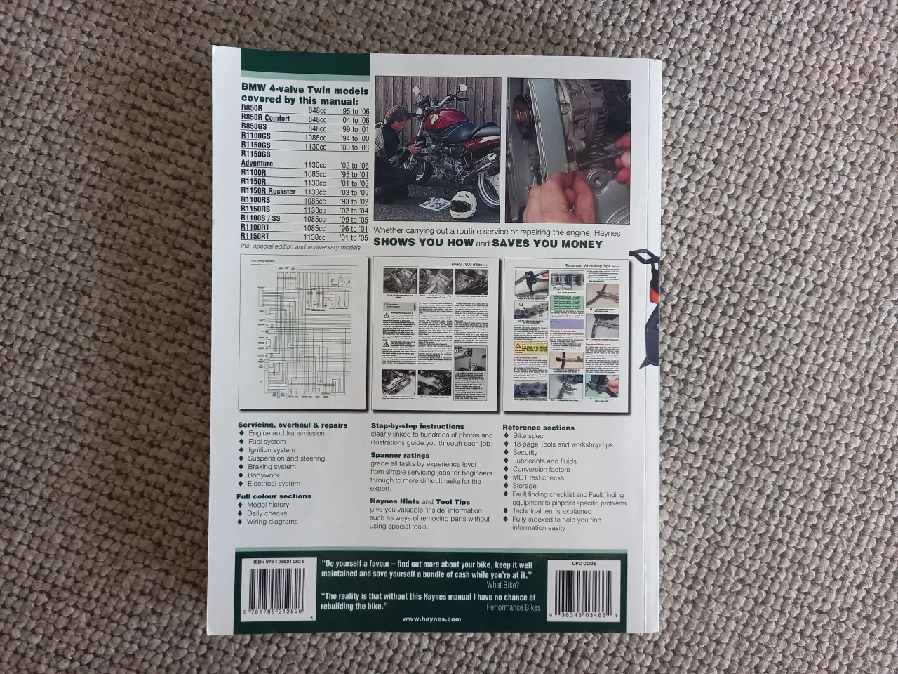 Billede 2 - Haynes reparationshåndbog BMW R850, 1100 & 1150