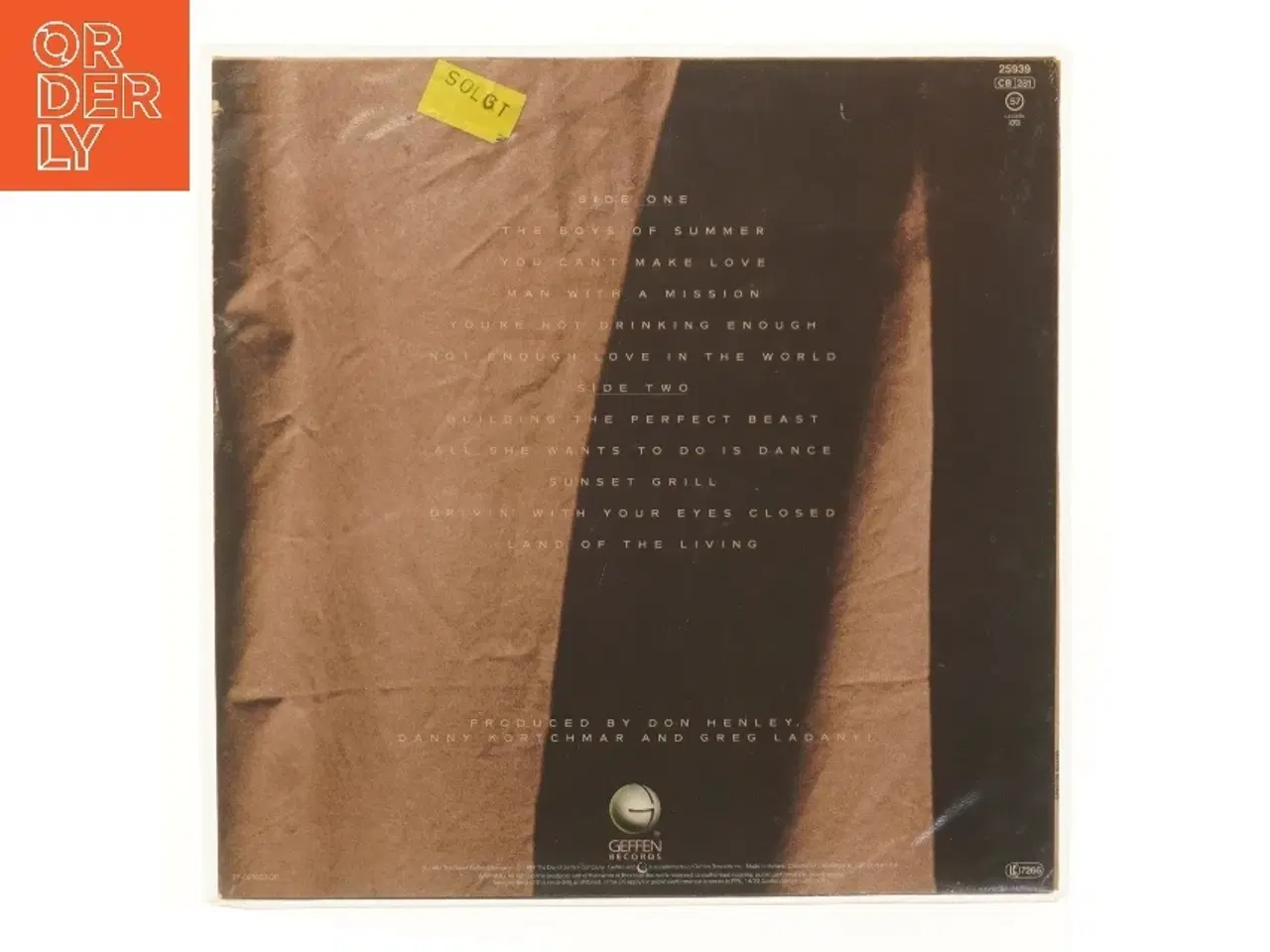 Billede 2 - Don Henley - Building the Perfect Beast LP