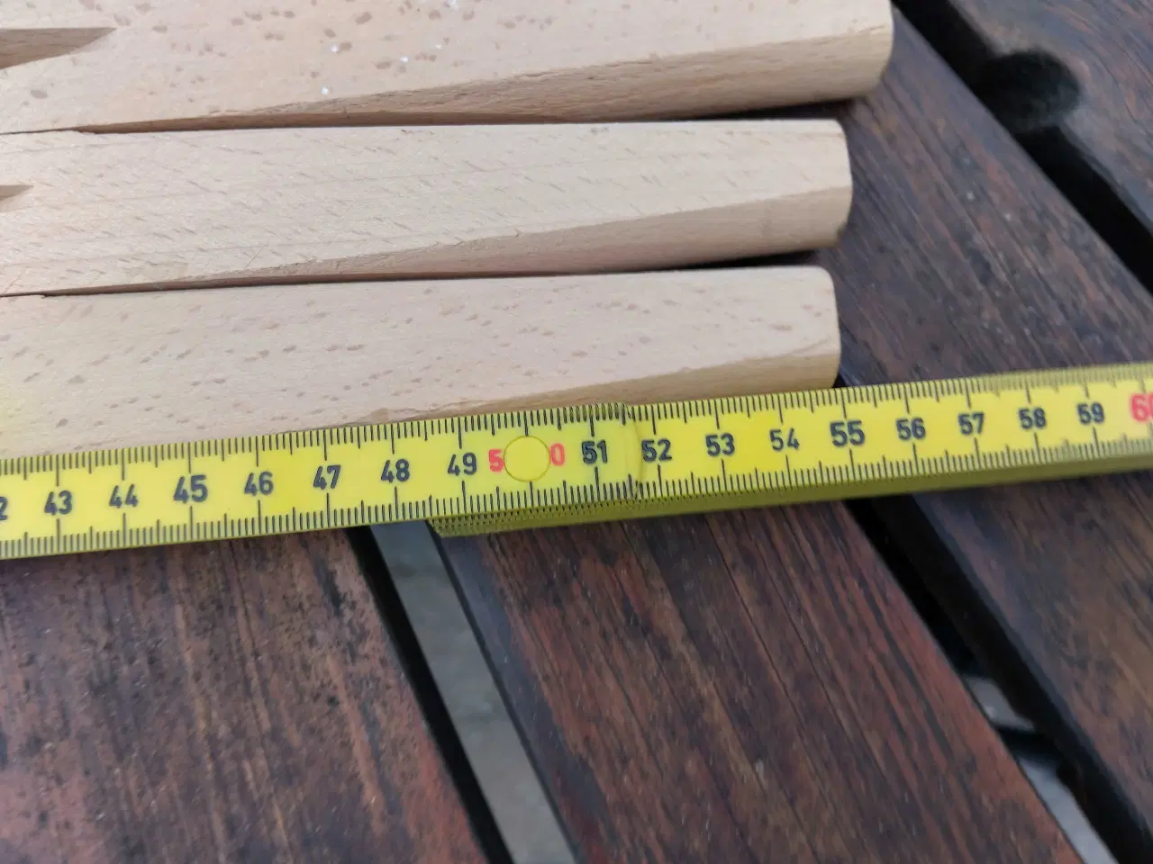 Billede 2 - Nye Splid Stokke til garnfiskeri 55 cm