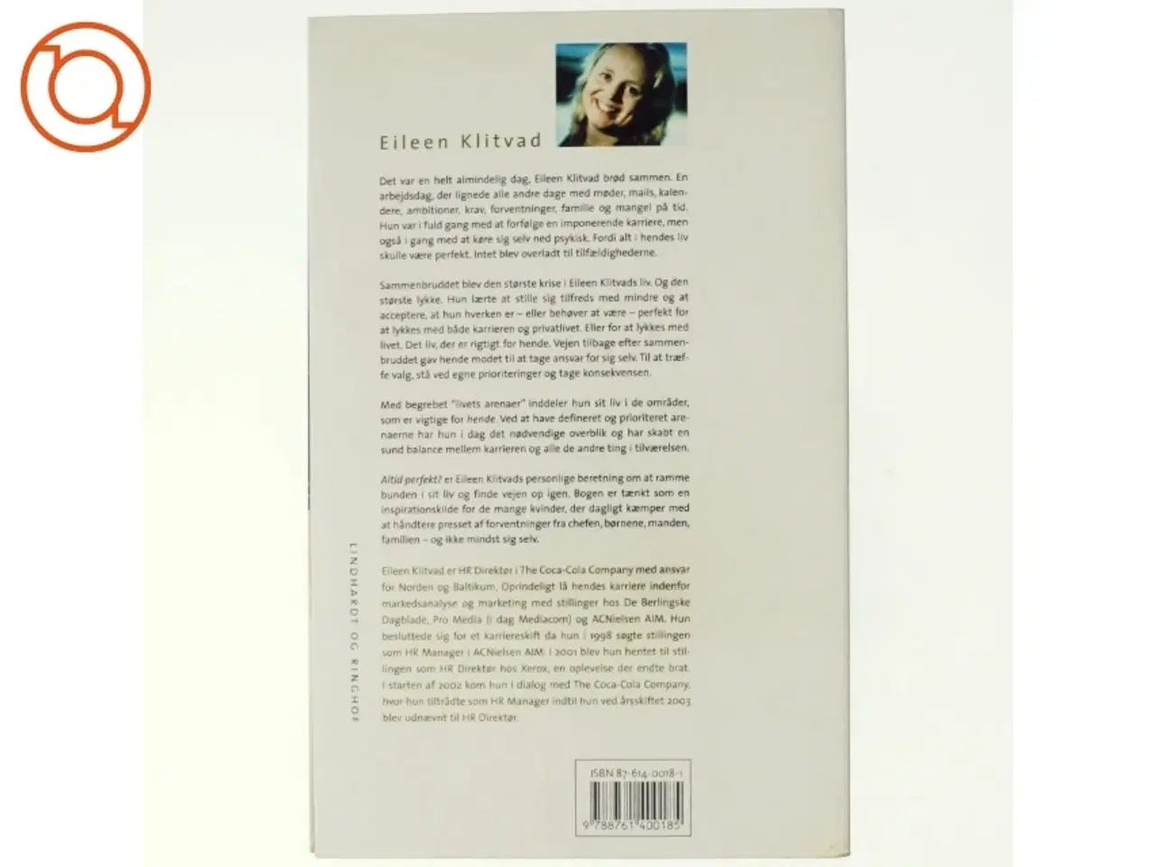 Billede 3 - Altid perfekt? : få balance i et liv med karriere af Eileen Klitvad (Bog)