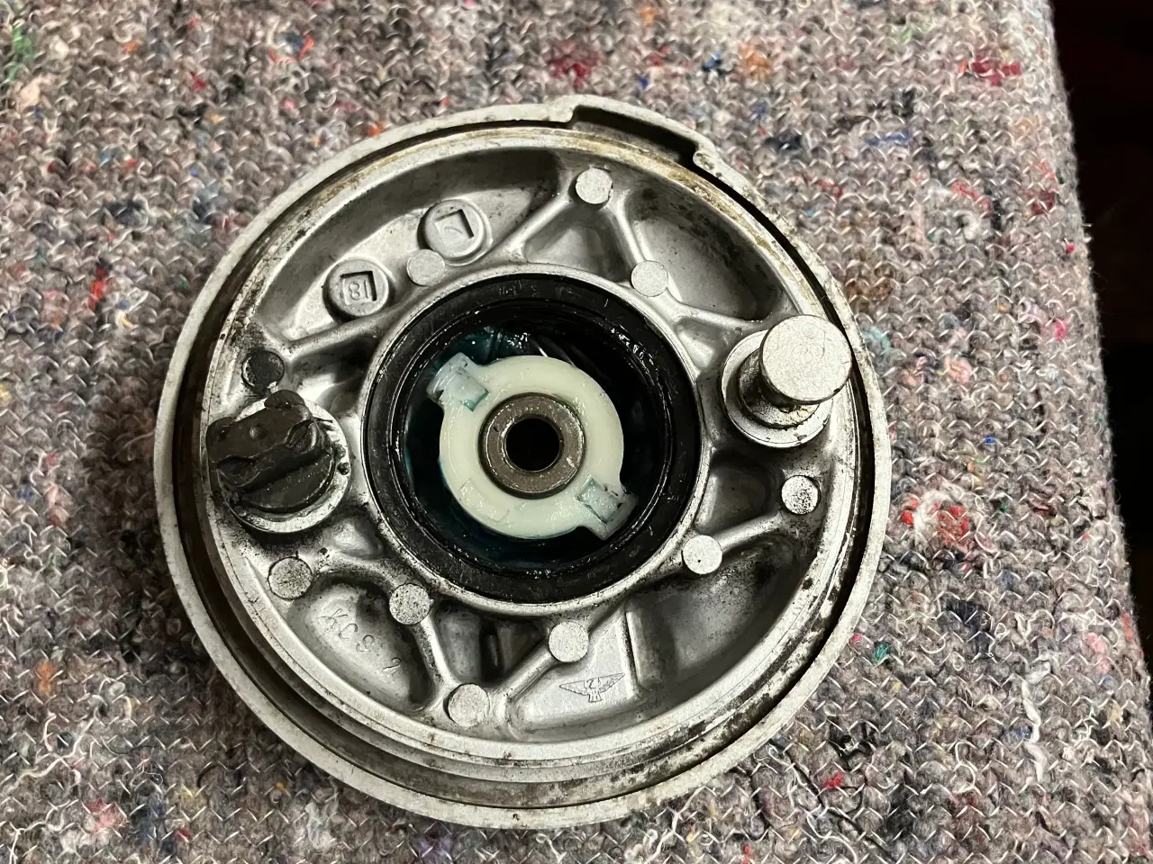 Billede 3 - Honda cd50 bremseplade forhjul. 