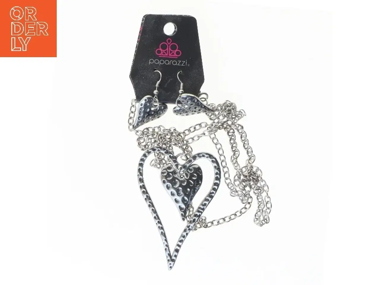 Billede 2 - Smykkesæt med hjertevedhæng fra Paparazzi (str. 90 cm)
