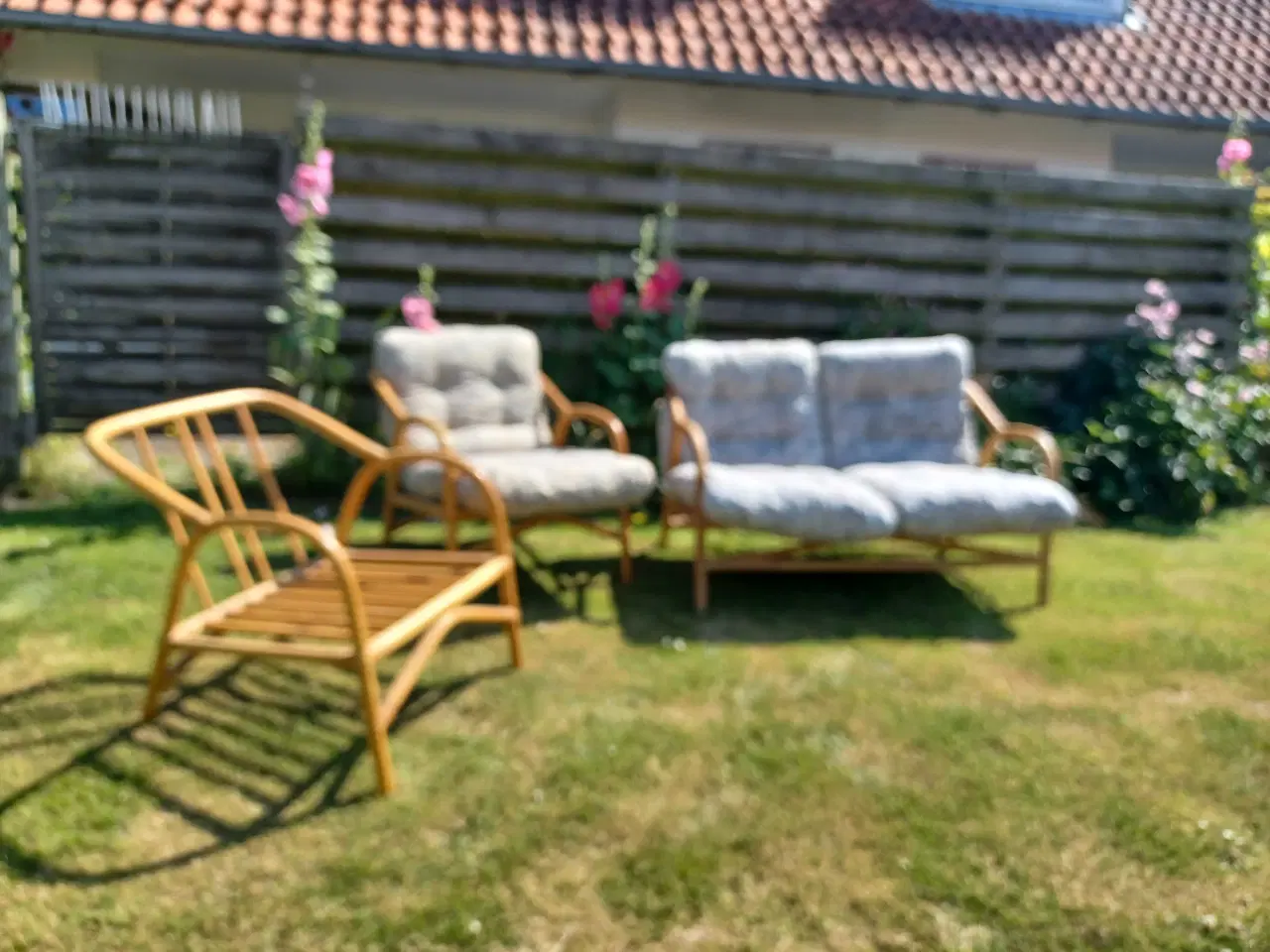 Billede 3 - Bambus sofasæt, med 2 stole