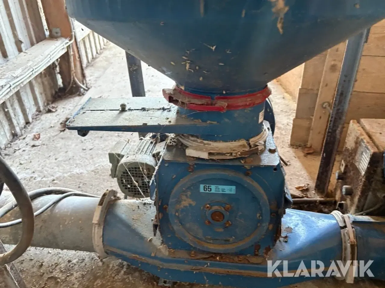 Billede 10 - Kornsilo anlæg med kornblæser og snegl. Kongskilde, Assentoft