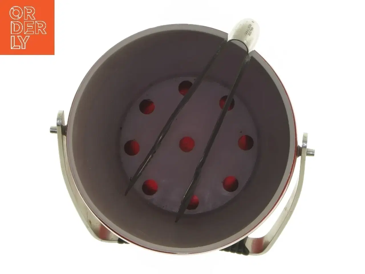 Billede 3 - Ny Rød isspand med tang (str. Ø 14 cm)