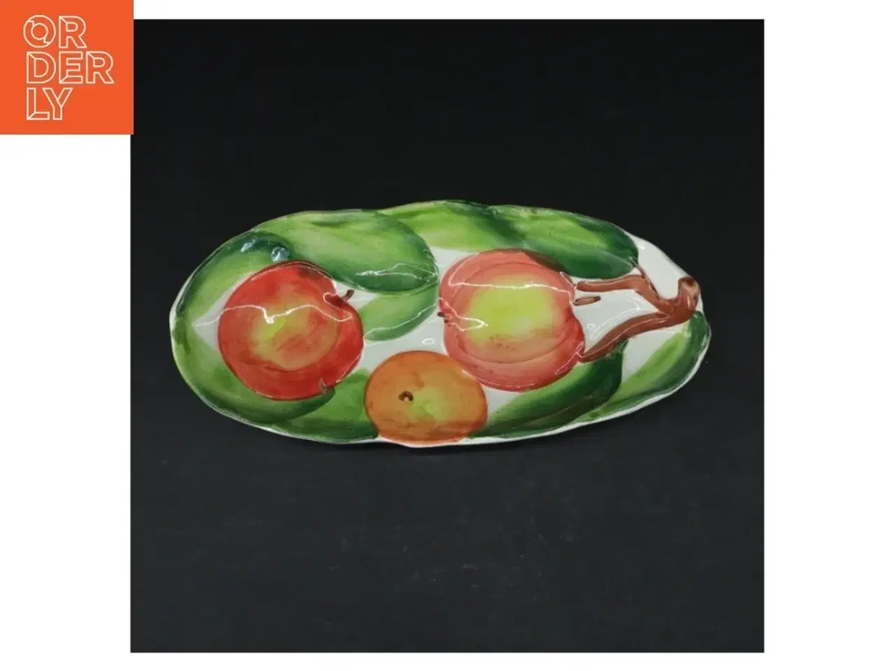 Billede 3 - Dekorativ frugtformet serveringsfad (str. 25 cm)