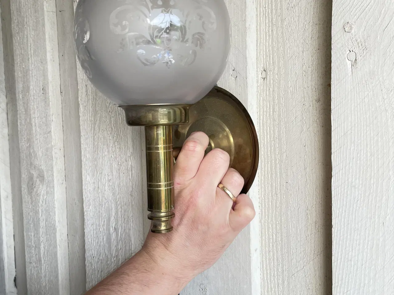 Billede 2 - Væglampe / lysestage