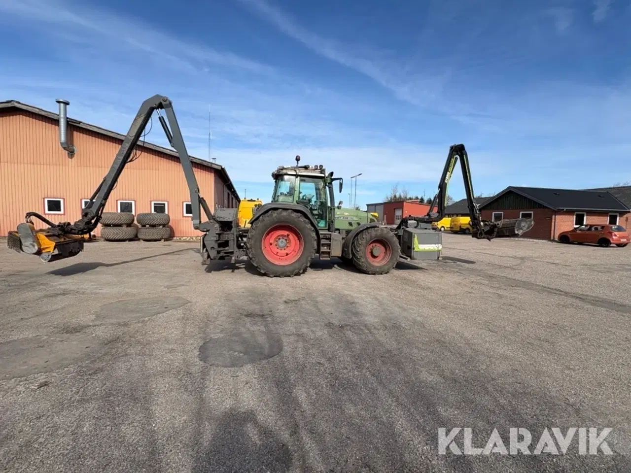 Billede 6 - Traktor Fendt 818 med Kantklipper