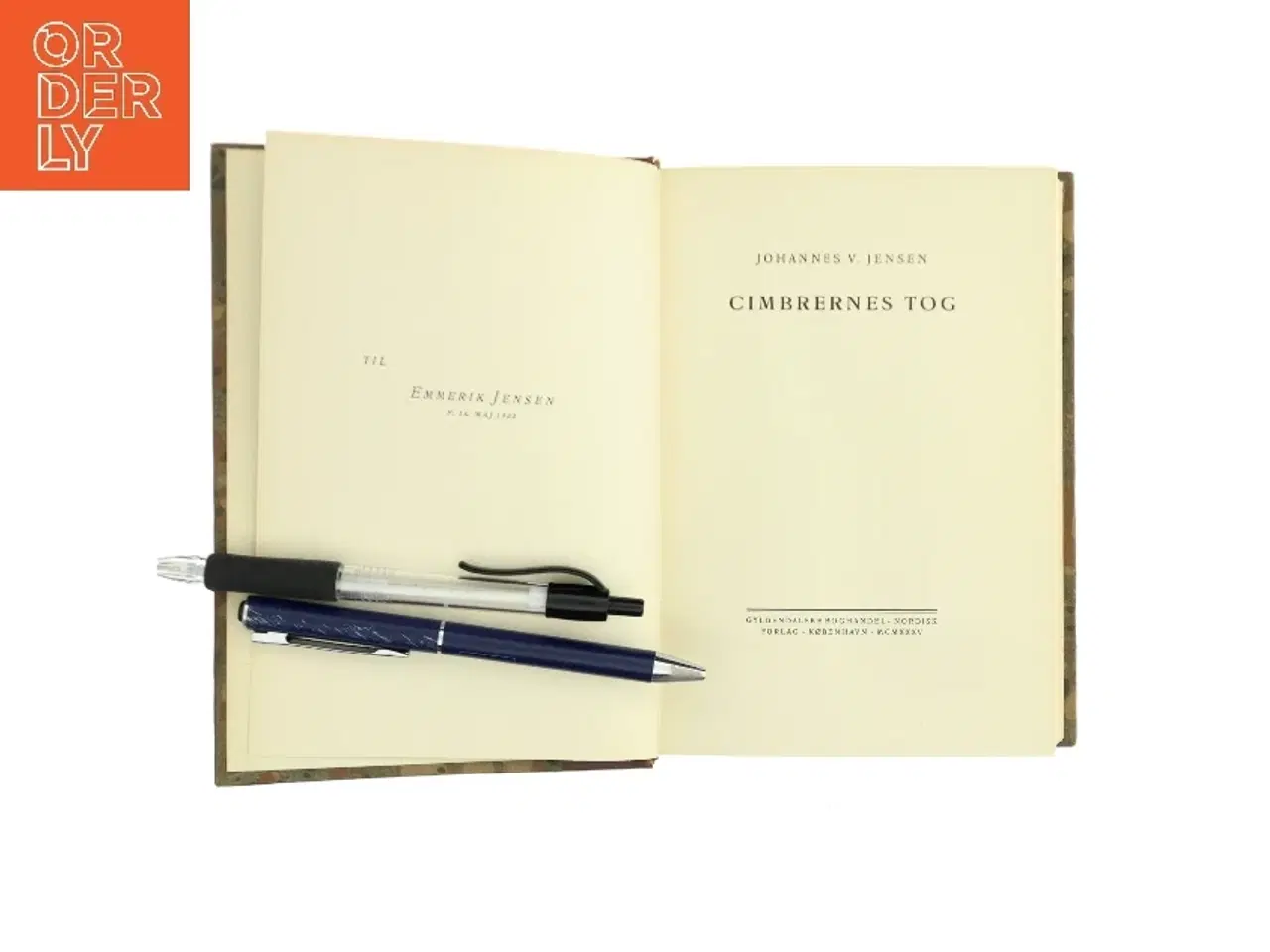 Billede 1 - Cimbrernes Tog af Johannes V. Jensen (Bog)