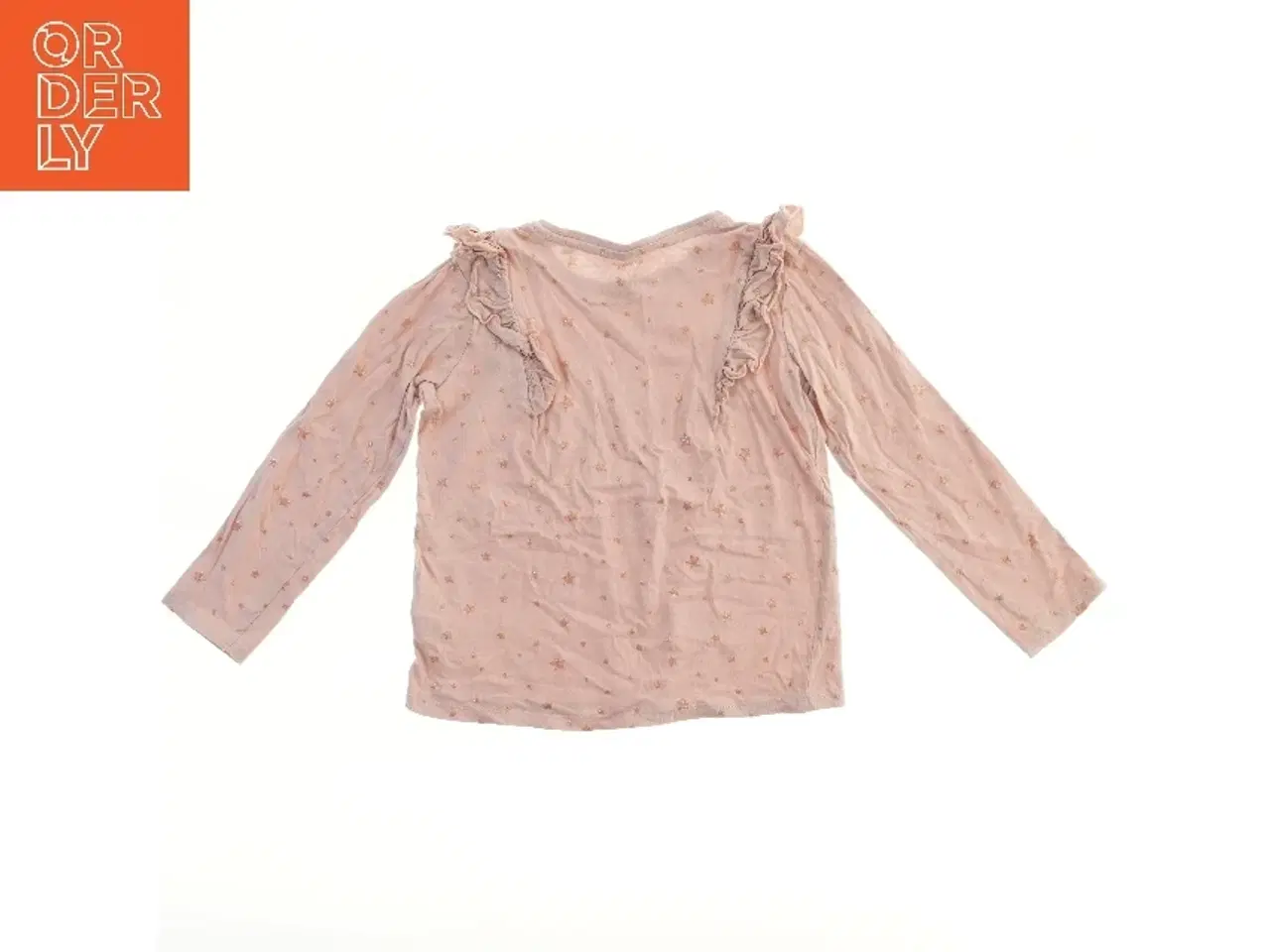 Billede 2 - Langærmet bluse med stjerneprint fra Sinsay (str. 122)