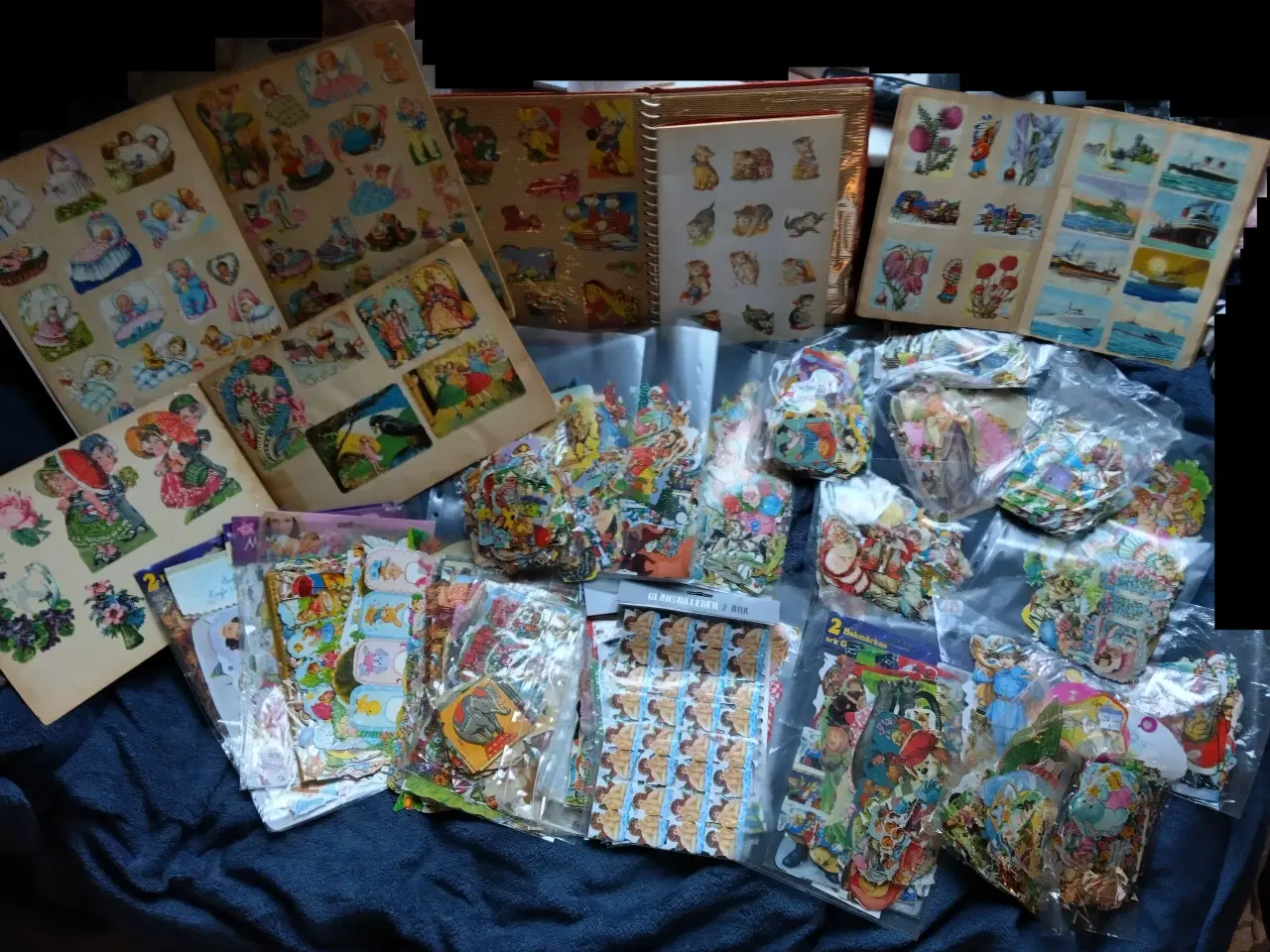 Billede 2 - Kæmpe kæmpe samling af glansbilleder