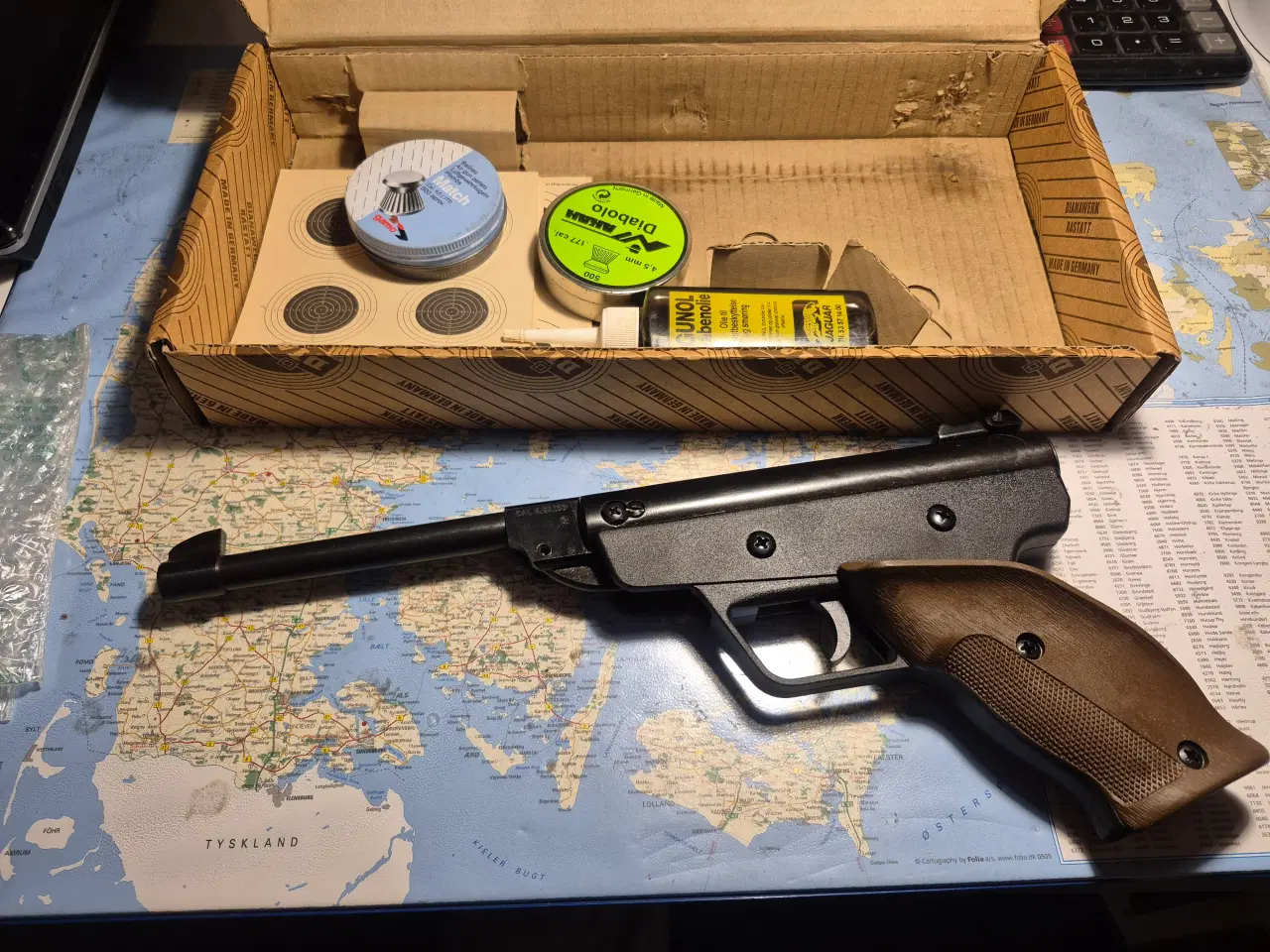 Billede 2 - Diana model 3 retro luftpistol som ny i æske. 