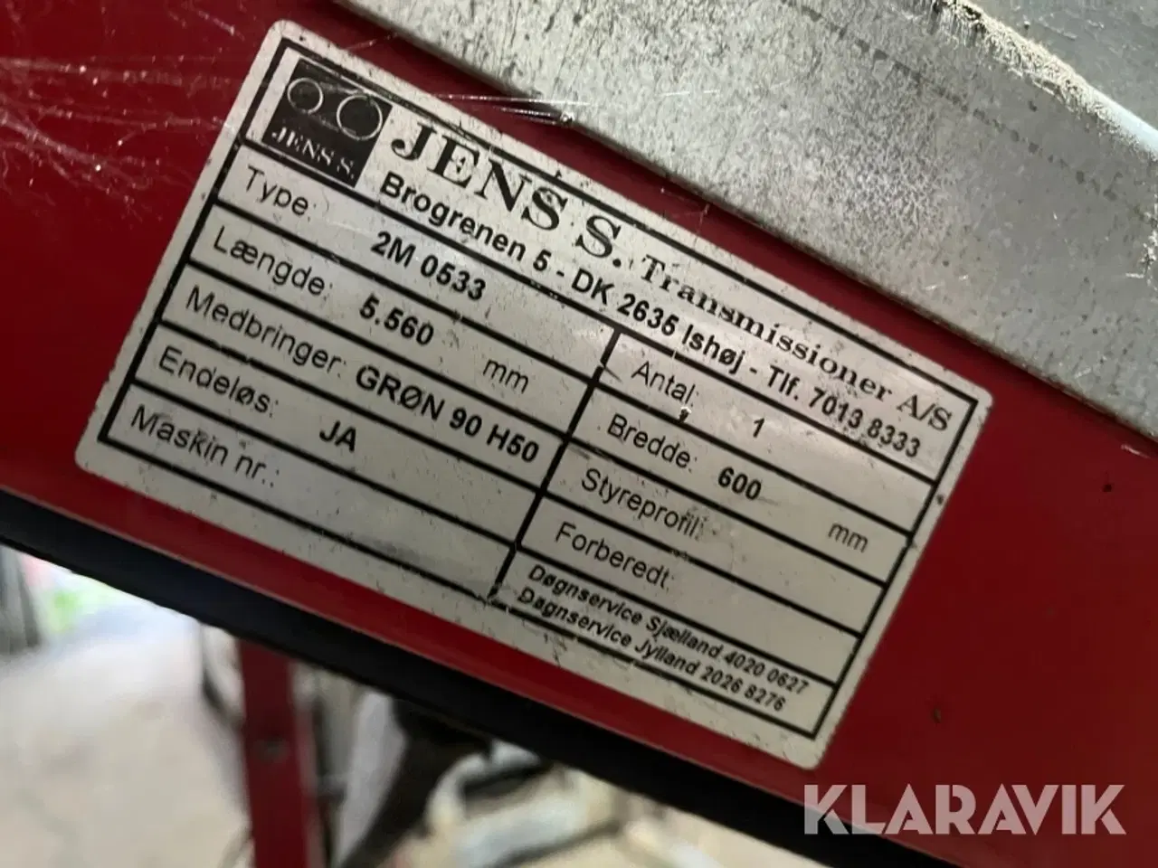 Billede 5 - Transportbånd Jens.S 2m 0533