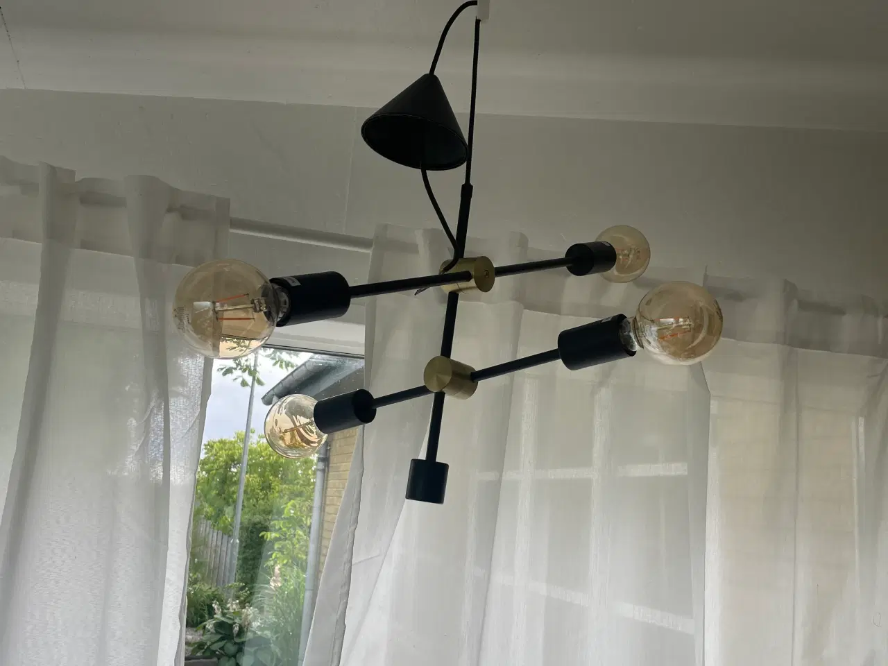 Billede 2 - Moderne lysekrone loftlampe til 4 pære