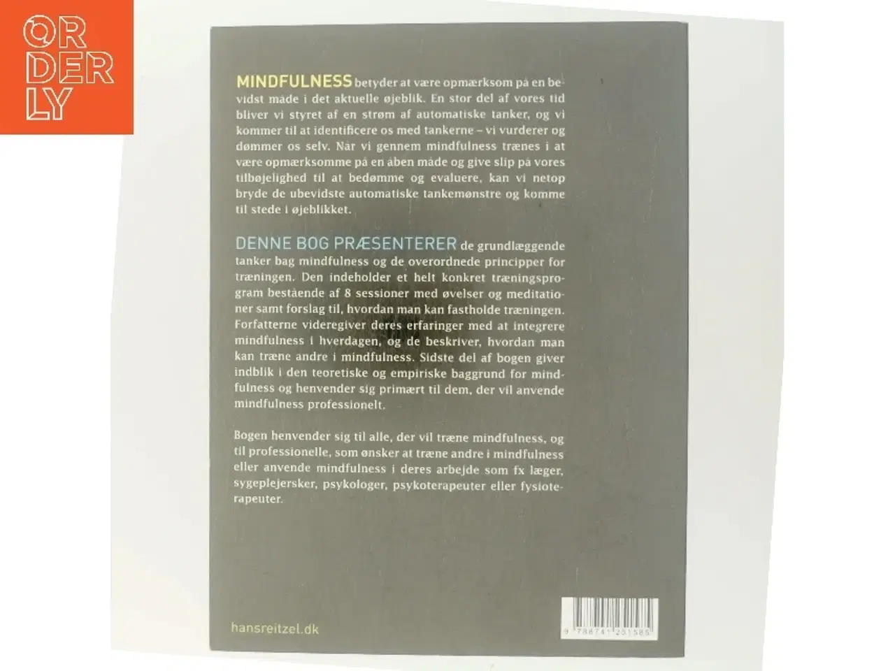 Billede 3 - Mindfulness : manual til træning i bevidst nærvær af Jacob Piet (Bog)