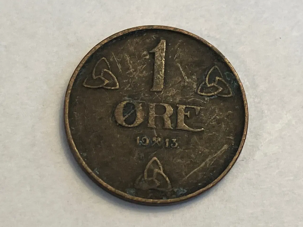 Billede 1 - 1 Øre 1913 Norge