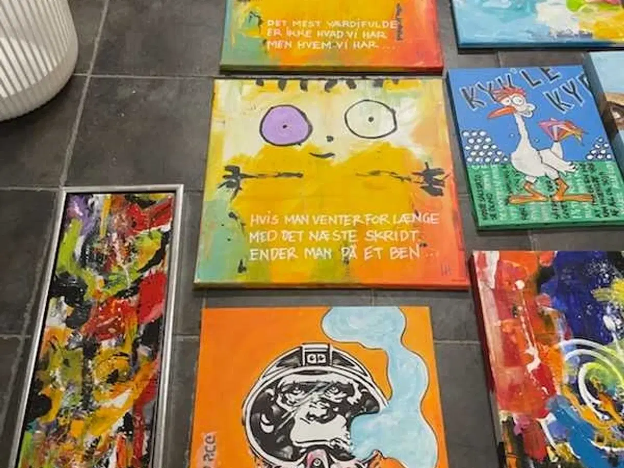 Billede 6 - AKRYL MALERIER SØGER NYE VÆGGE